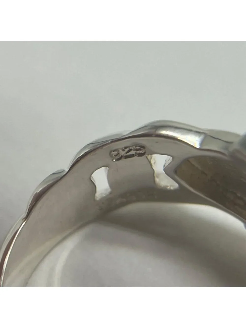 Hermes Boucles Sellier Ring Silver